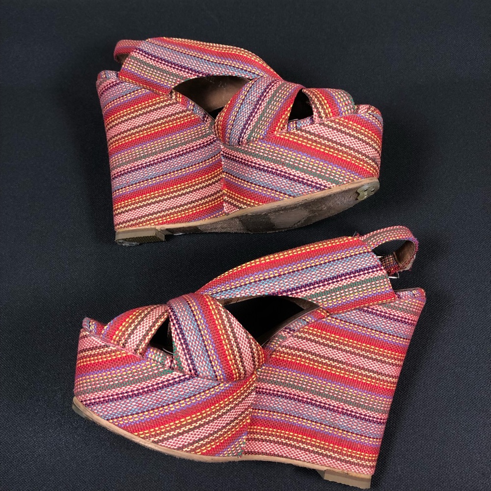 Jeffrey Campbell Mariel Wedge shoe.